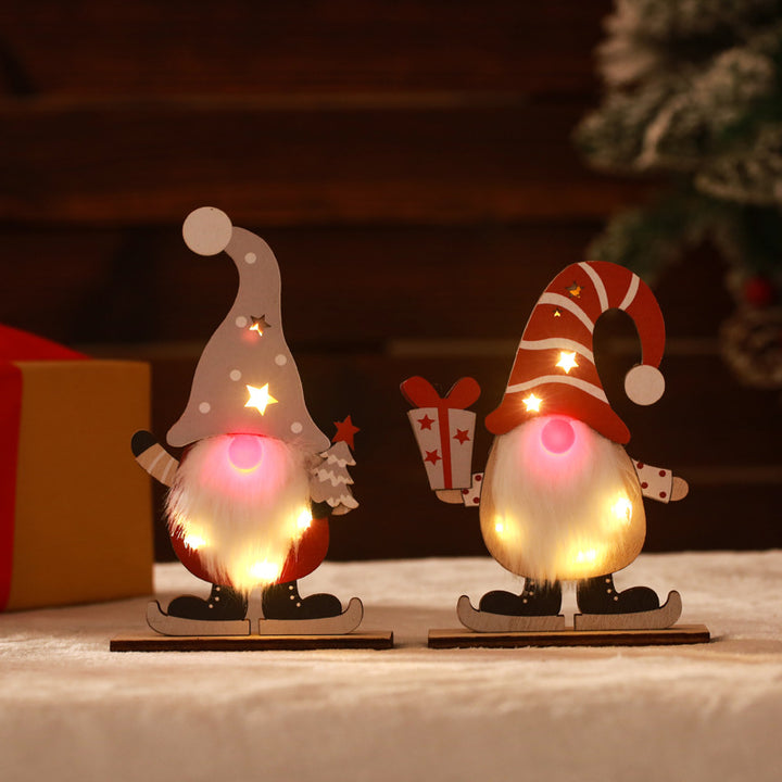 Dekorative Weihnachtsgnom mit LED-Beleuchtung Karnz