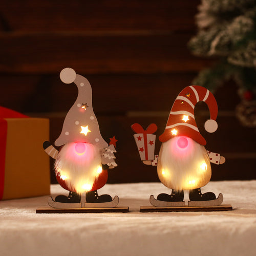 Dekorative Weihnachtsgnom mit LED-Beleuchtung Karnz