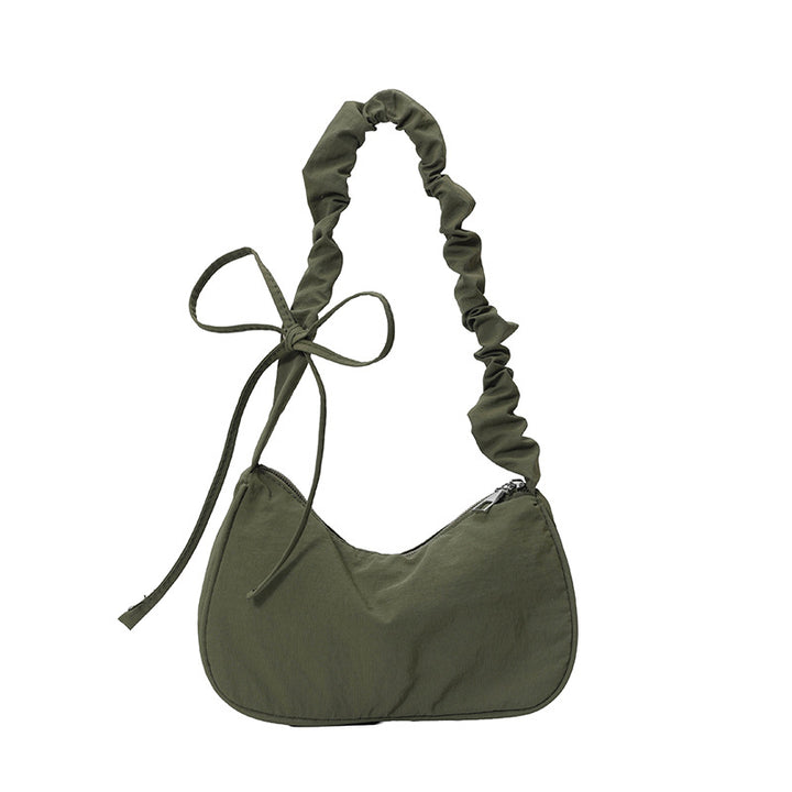 WoTexturiertes Stoff Sling Bag Karnz