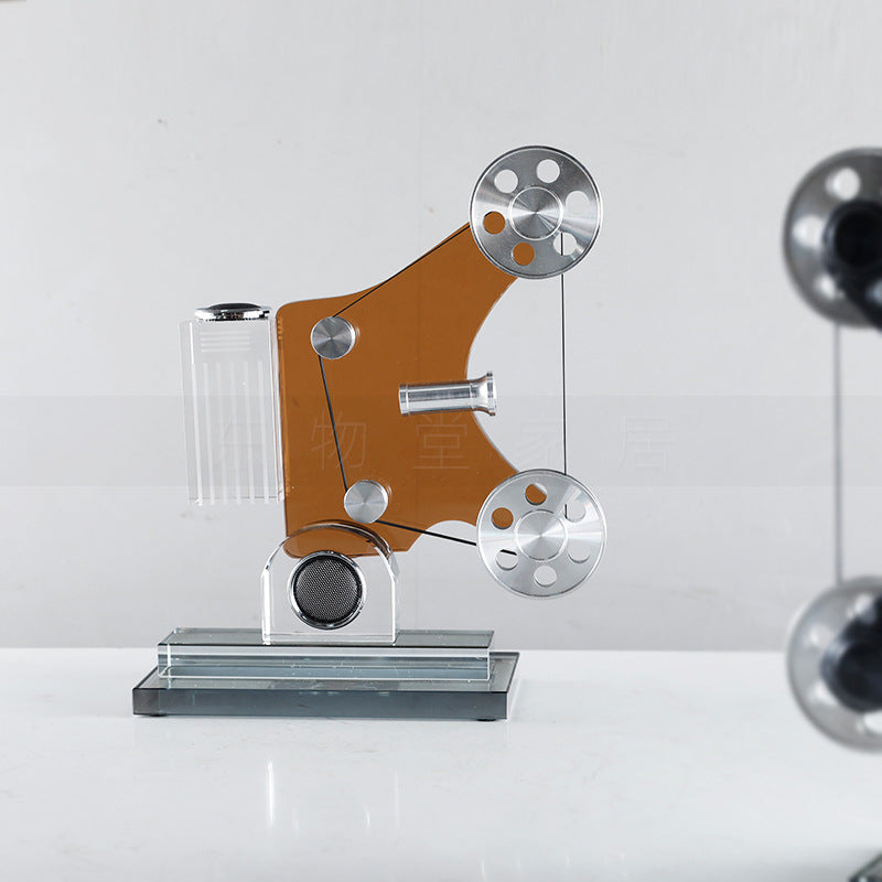 Dekorative Vintage Filmprojektor Skulptur