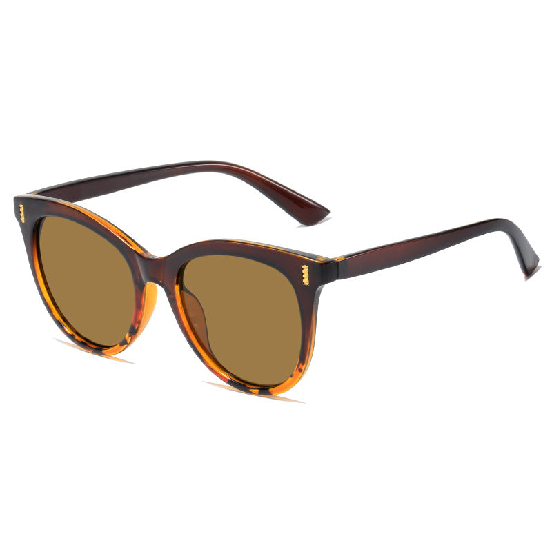 Damen modische Katzenaugen Sonnenbrille mit auffälligem Design Karnz