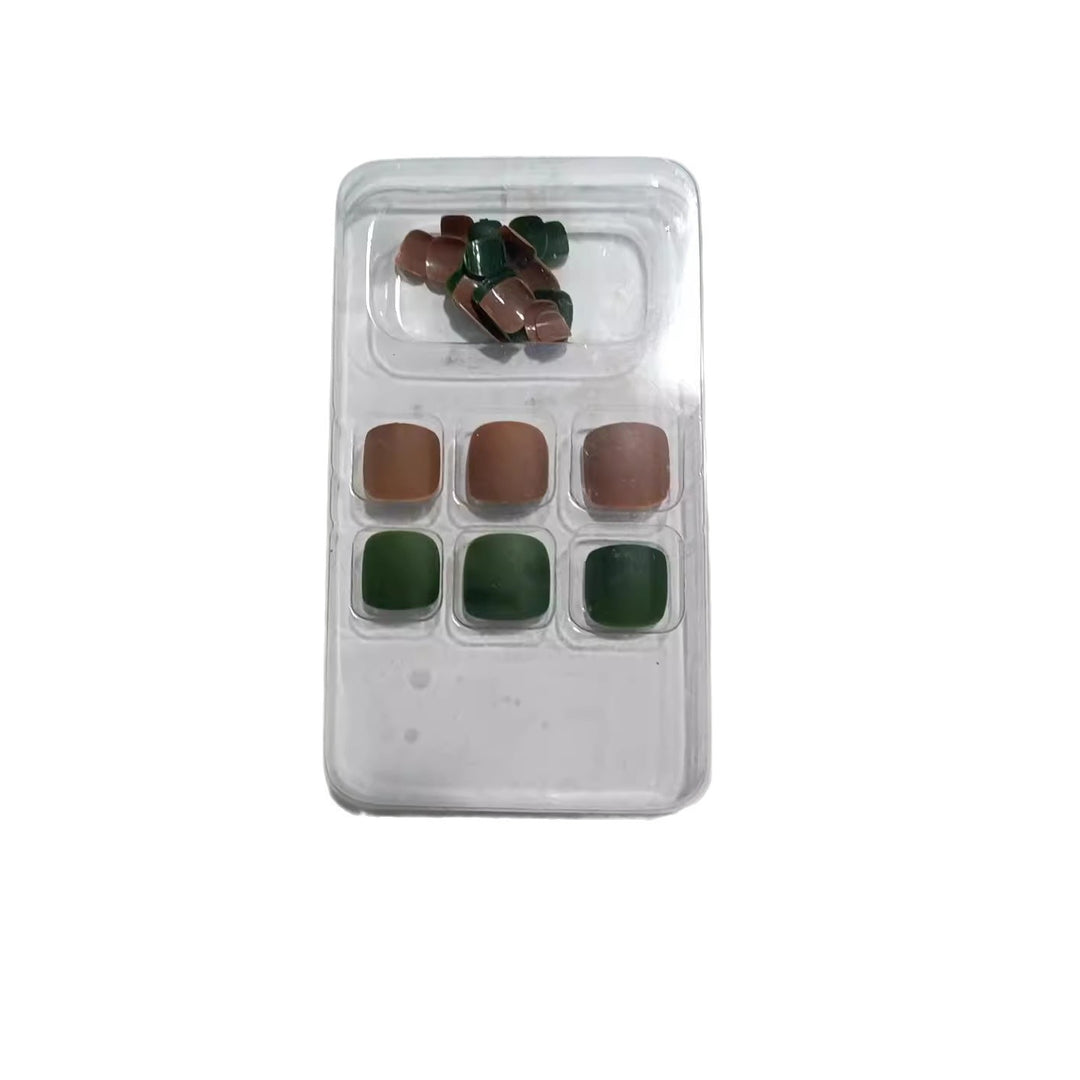 Dekorative Press-On Nagelset Karnz