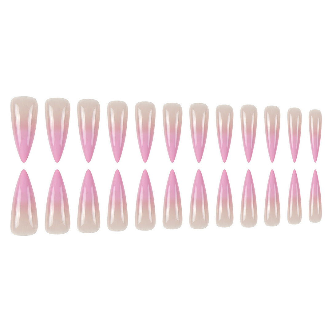 Ombre Stiletto Press-On Nägel Karnz