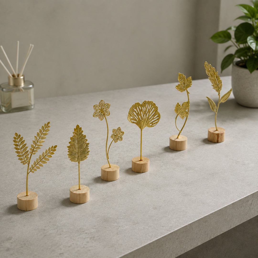 Florale Skulptur Dekor