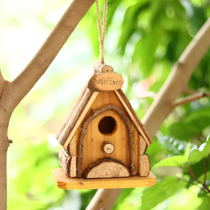 Dekorative Oden Vogelhaus Karnz