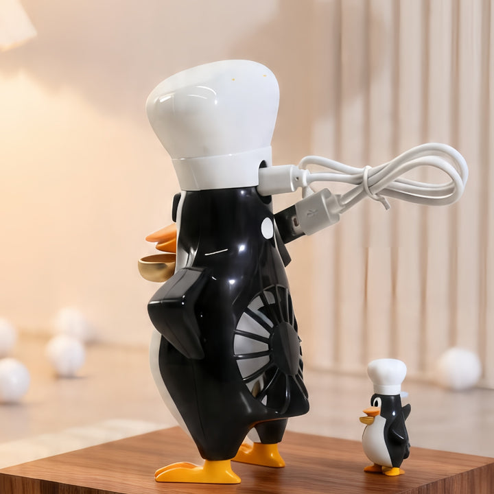 Unisex Tischventilator im cleveren Pinguin-Design Karnz