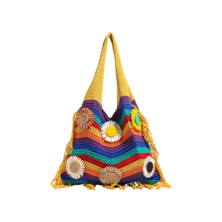 Bunte Boho-Shoppertasche