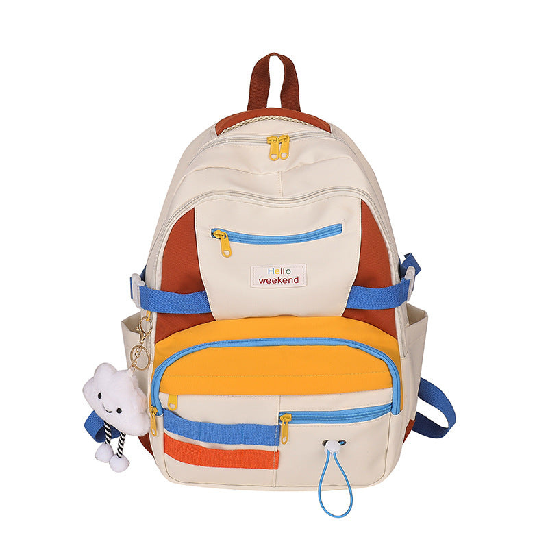 Verspielter Mehrfachtaschen-Rucksack Karnz
