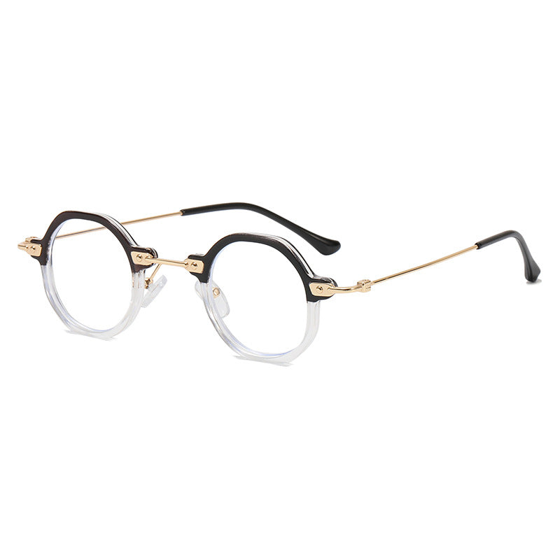 Damen Designer-Sonnenbrille mit hexagonalem Rahmen und luxuriösen Metallakzenten Karnz