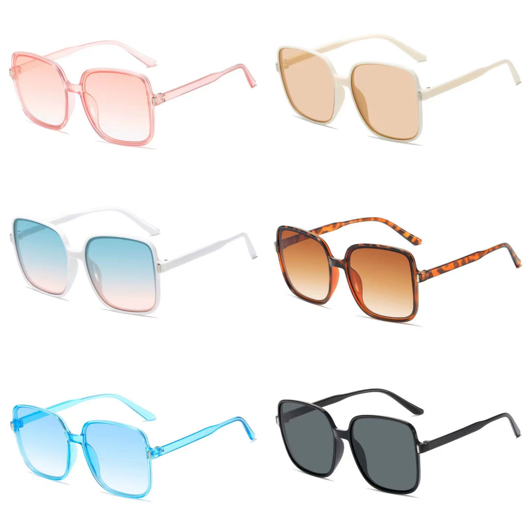Oversized Retro Quadratische Sonnenbrille Karnz