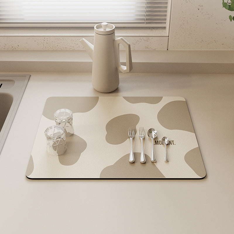 Stylische Leder Tischsets