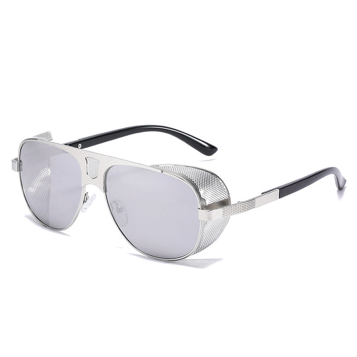 Damen Sportsonnenbrille mit innovativem Netzrahmen und polarisierenden Gläsern Karnz