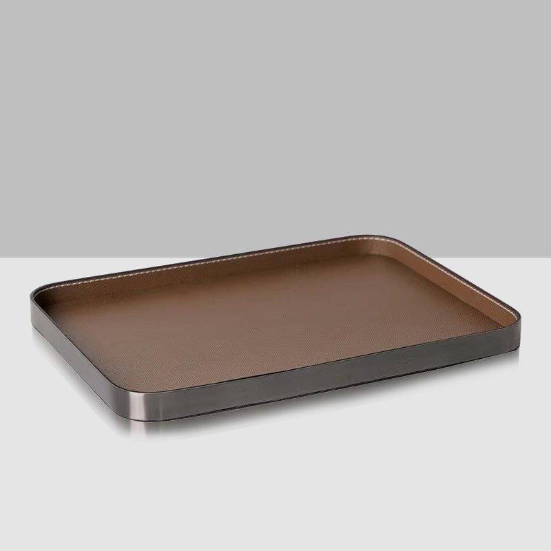 Elegante moderne rechteckige Servierplatte