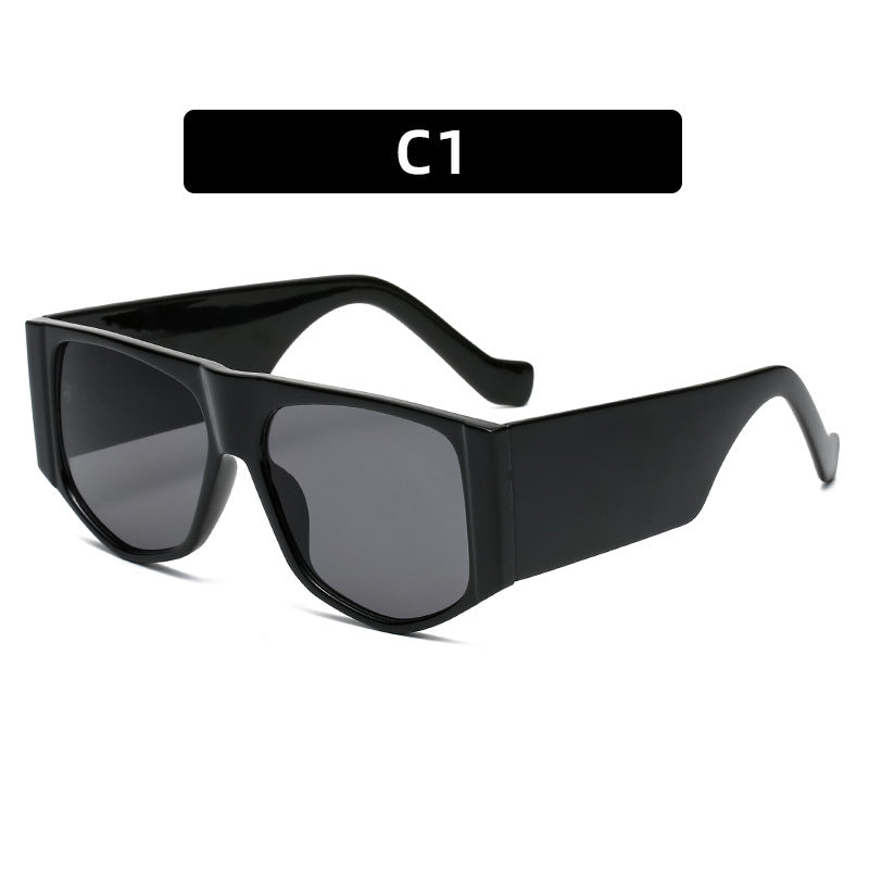 Fette Übergroße Quadratische Rahmen Sonnenbrille