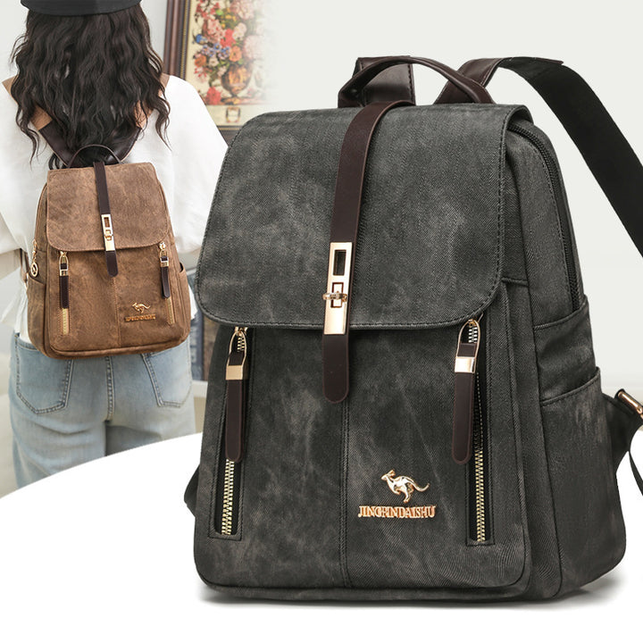 Vintage-Canvas-Reise-Rucksack Karnz