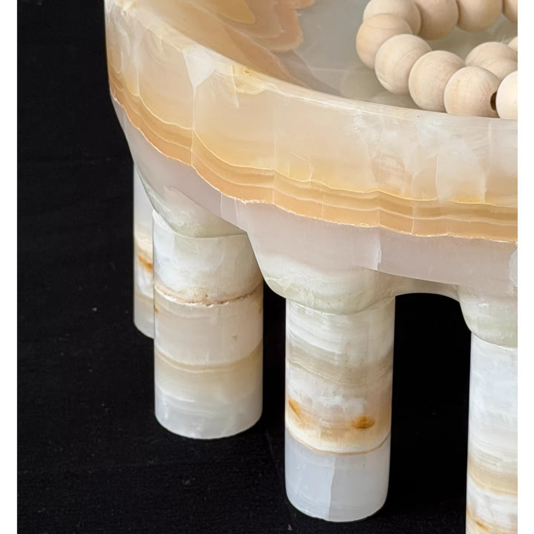 Dekorative Onyx Servierschüssel