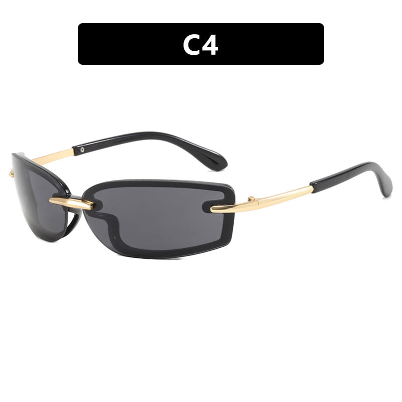 Damen modische Sonnenbrille mit hochmodernem Design und UV-Schutz Karnz