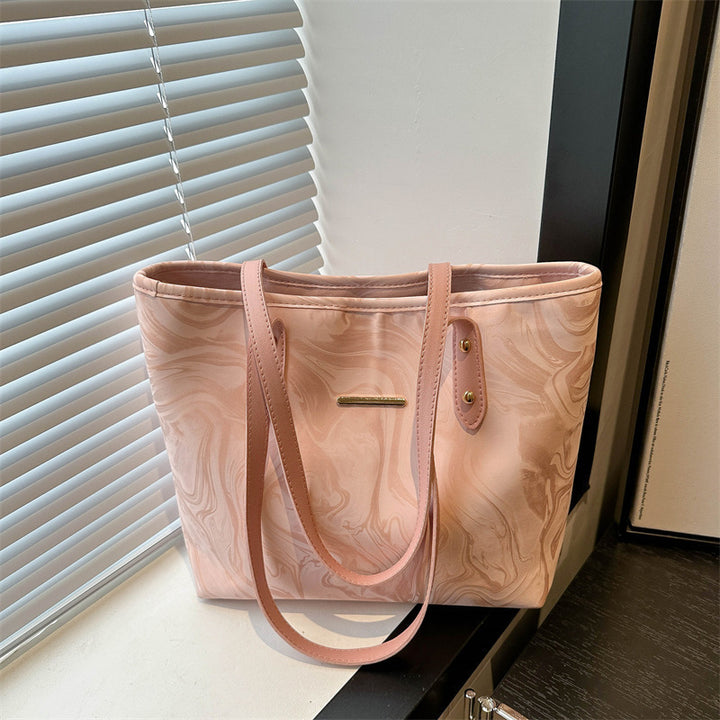 Stylische Marmor-Muster Tasche Karnz