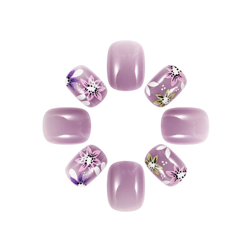 Künstlerisches Floral Design Press-On Nägel Karnz 1787542773