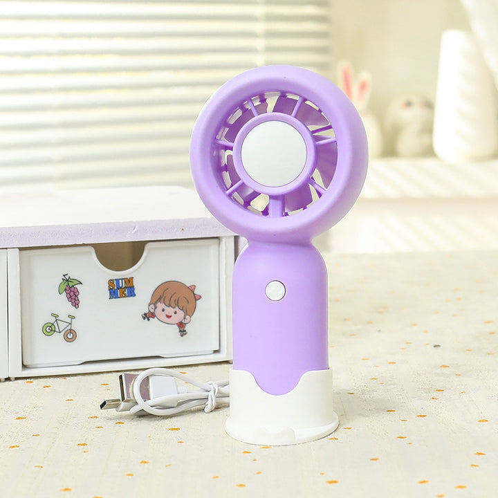 Damen Tragbarer Handventilator mit kinderfreundlichem Charakterdesign Karnz