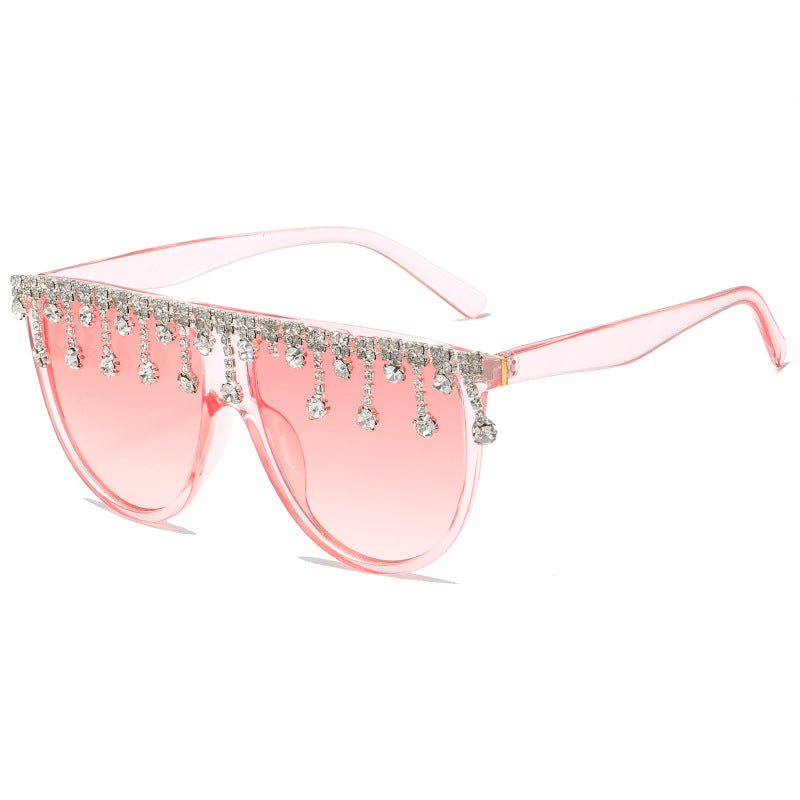 Damen Dekorative Glamour-Sonnenbrille Karnz