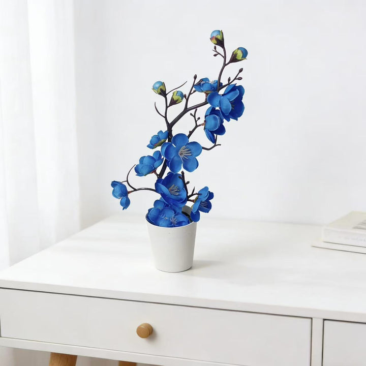 Lebensechte blühende künstliche Orchideenarrangement