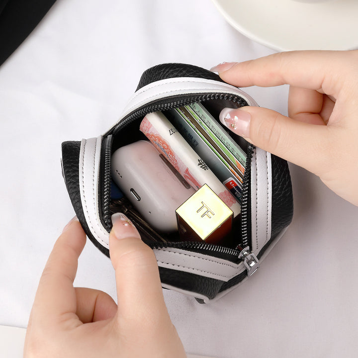 Kompakter Reißverschluss Kosmetik Organizer