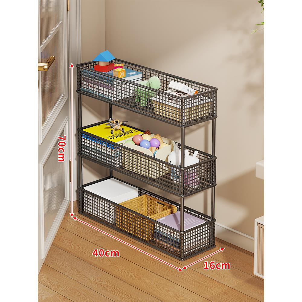 Slim Vertikaler Netzkorb Organizer Regalsystem für enge Räume