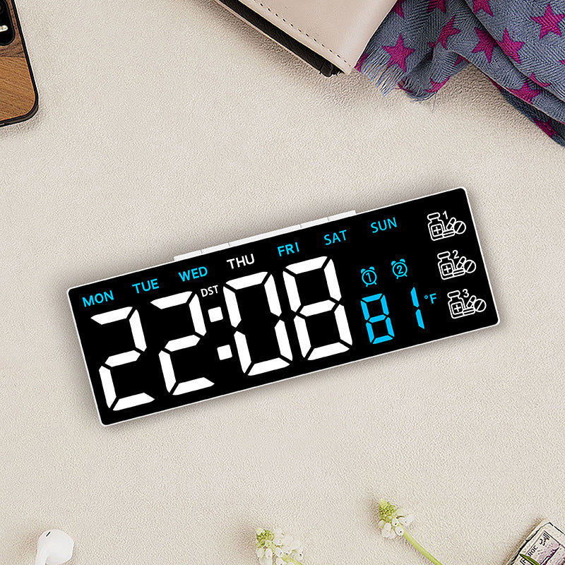 Digitaler Multifunktionswecker mit Wetterstation und Alarmfunktionen Karnz