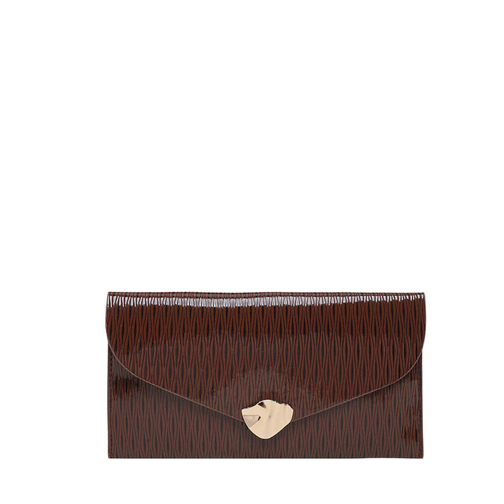 WoElegant Glänzende Abend-Clutch Karnz