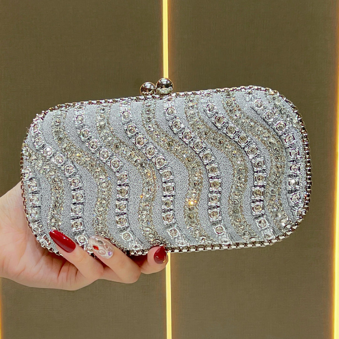 Luxuriöse bestickte Abendclutch