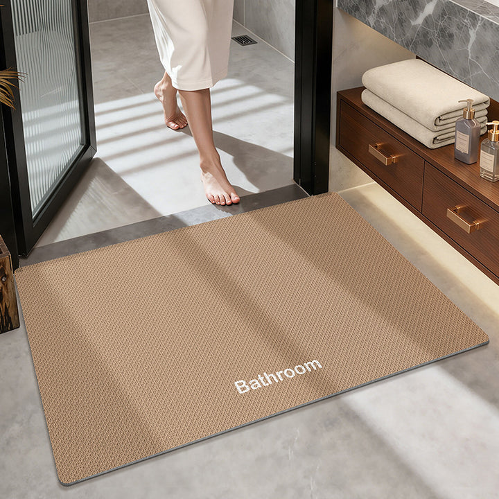 Badematte für Badezimmerboden Dekor