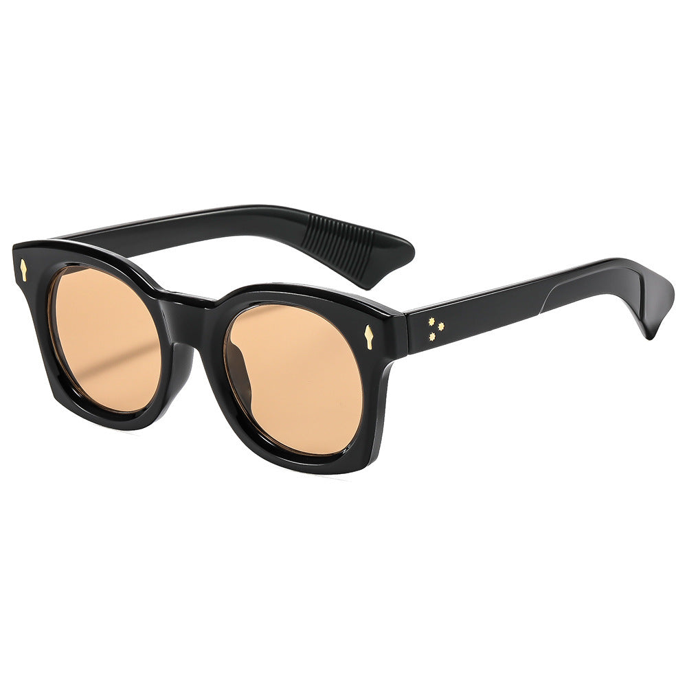 Vintage-inspirierte Bold-Frame-Sonnenbrille Karnz