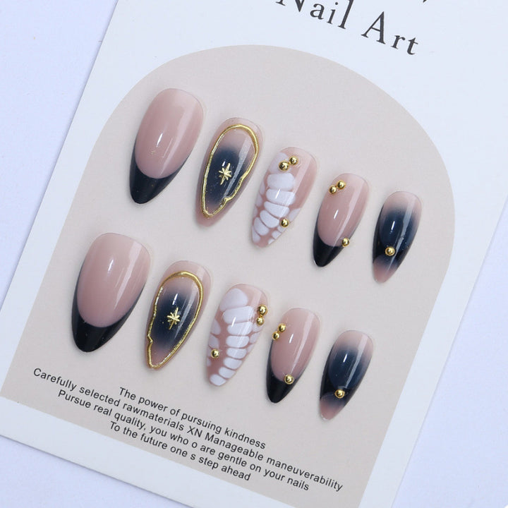Künstlerisches Ombre Press-On Nagelset