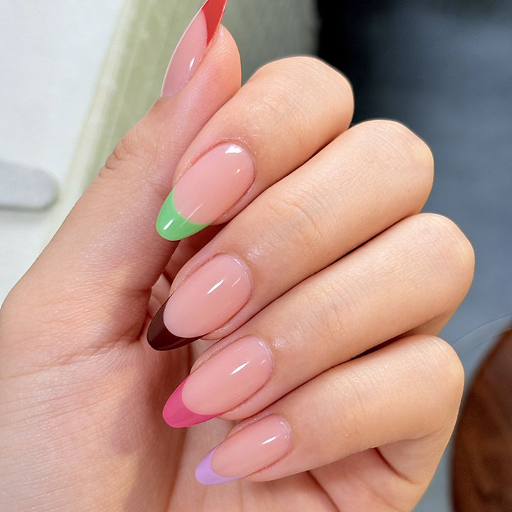 Weiche Gel falsche Nagelspitzen Set Karnz