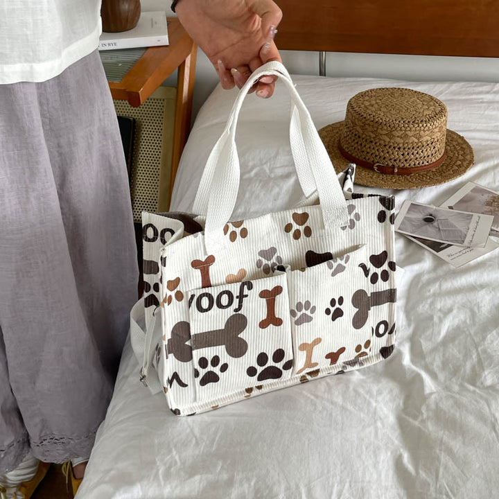 WoFloral Print Utility Tote Bag Karnz