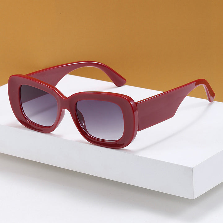 Damen oversized Kunststoff-Sonnenbrille Karnz