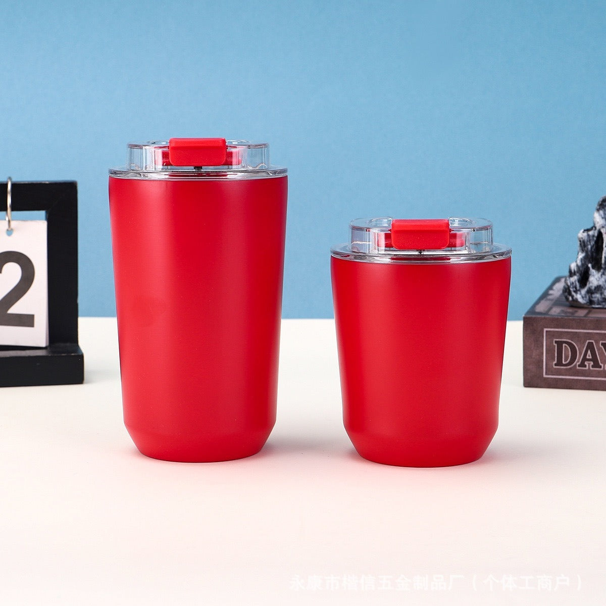Damen Isolierte Kaffeetasse mit praktischem Drehverschluss Karnz
