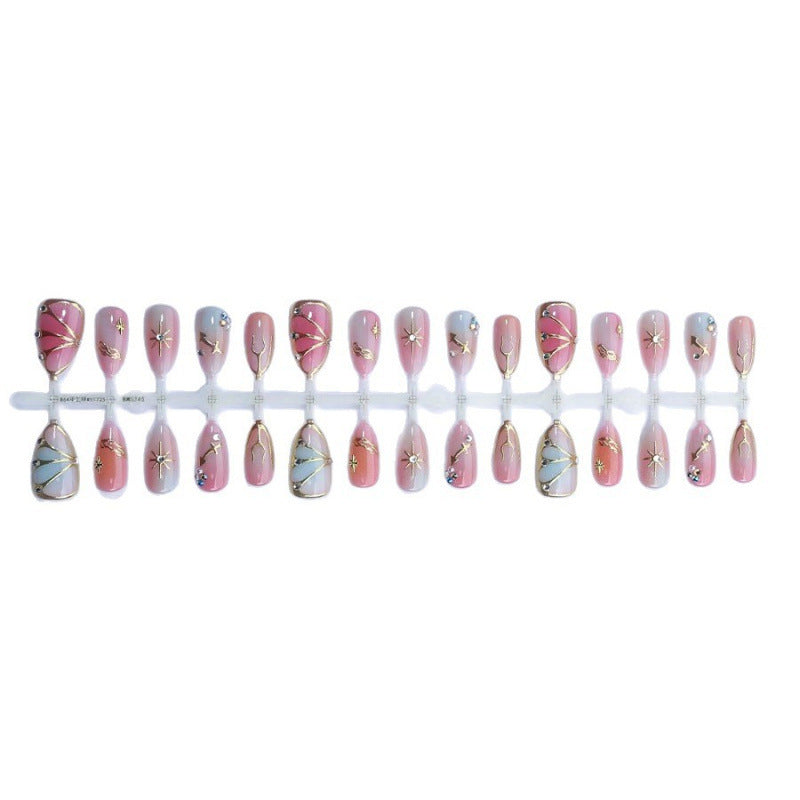 Künstlerische Dekorative Press-On Nagelkollektion