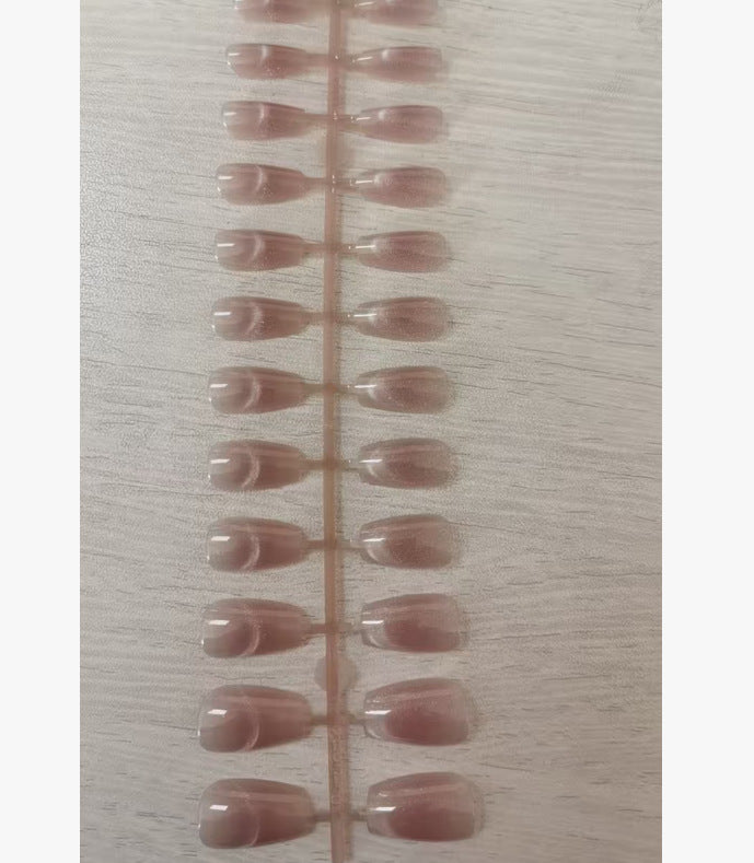 Premium Kurze Druck-On-Nagelset Karnz