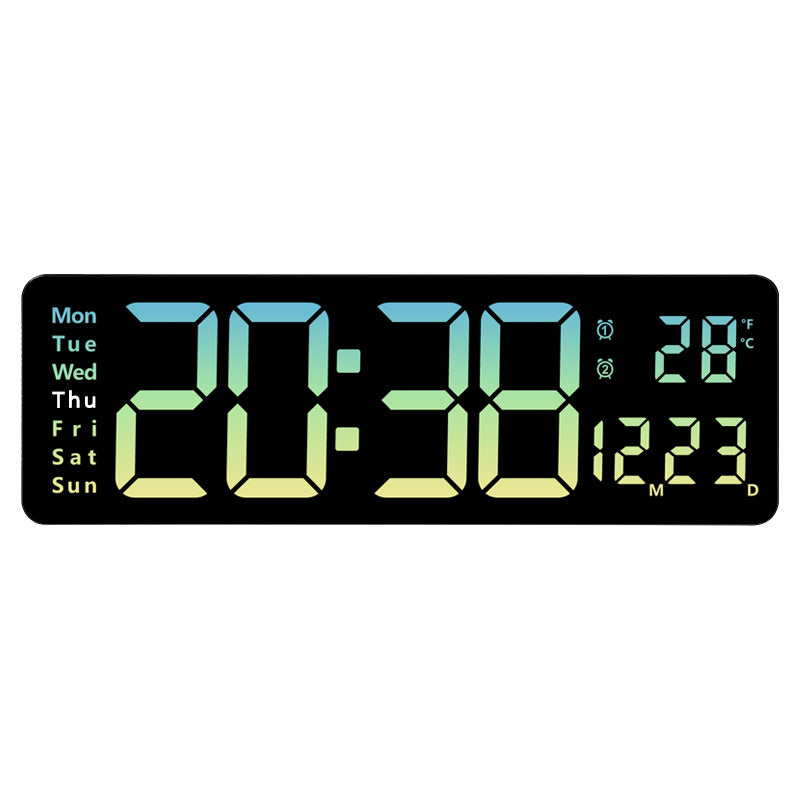 Digitaler Wandwecker mit Multifunktionalem Led-Display Karnz