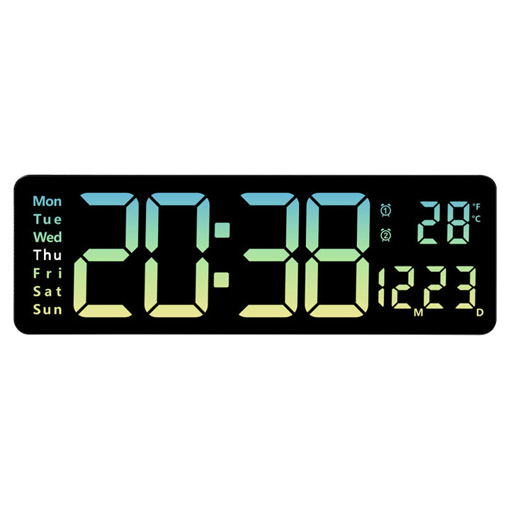 Digitaler Wandwecker mit Multifunktionalem Led-Display Karnz