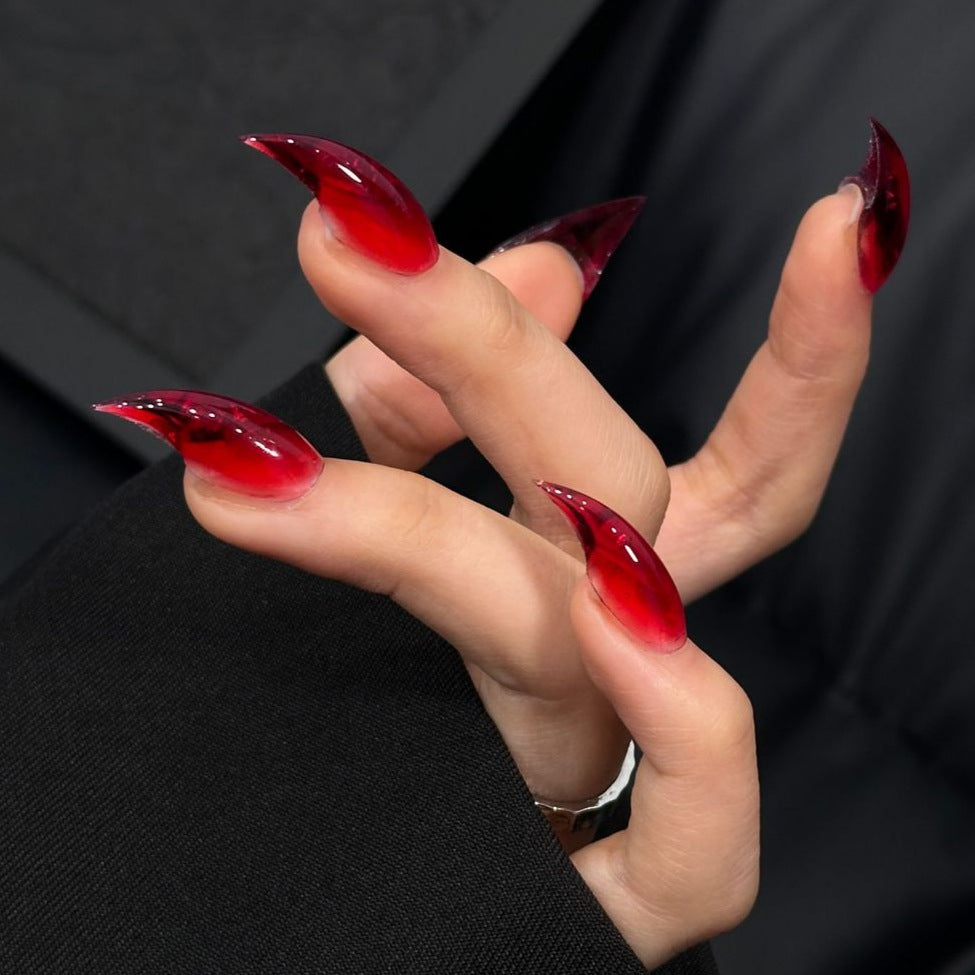 Stiletto-Motiv Press-On Nagelset