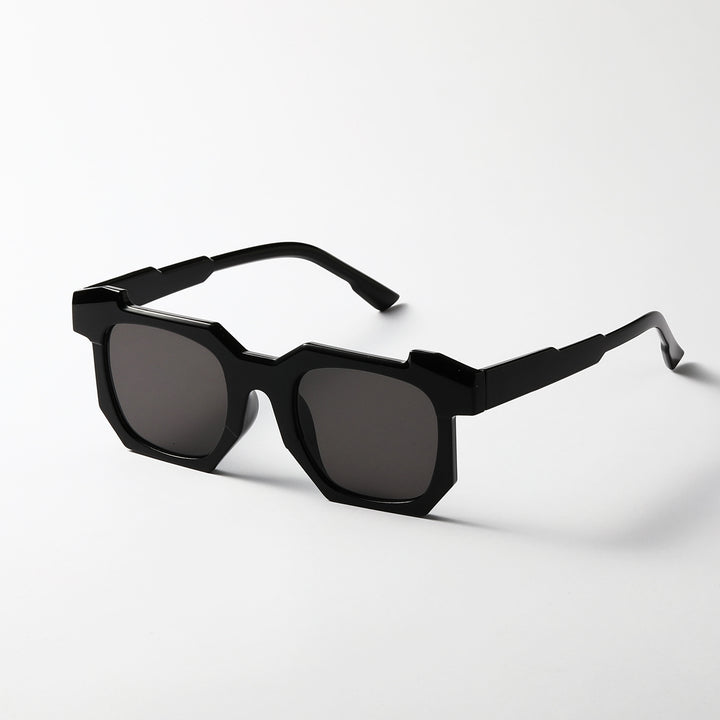 Damen modische transparente Sonnenbrille mit stilvollen Verlaufsgläsern Karnz