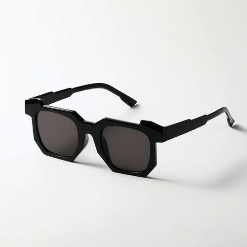 Damen modische transparente Sonnenbrille mit stilvollen Verlaufsgläsern Karnz