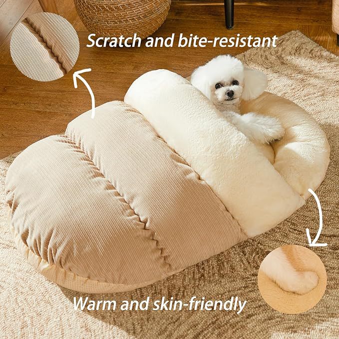 Plüsch  Schlaf   Hundebett