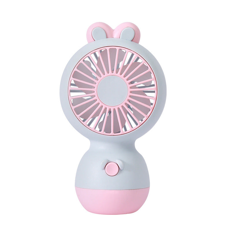 Damen Tragbarer Handventilator mit ergonomischem Design und süßem Tiermotiv Karnz