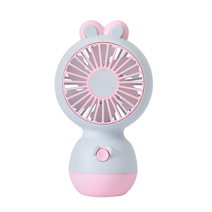 Damen Tragbarer Handventilator mit ergonomischem Design und süßem Tiermotiv Karnz