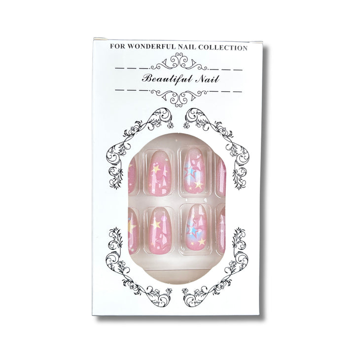 Sternmuster Press-On Nagelset