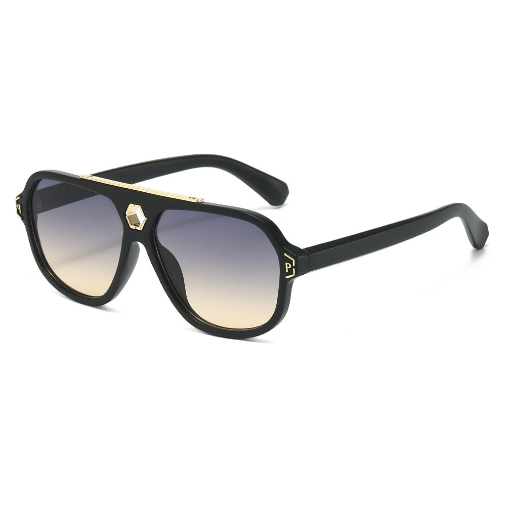 Statement Geometrische Schildbrille Karnz